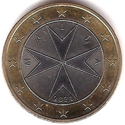 Malta. 2021. 1 Euro (SC)