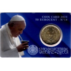 Ciudad del Vaticano. 2023. Coincard 50 Céntimos (SC) Nº 14