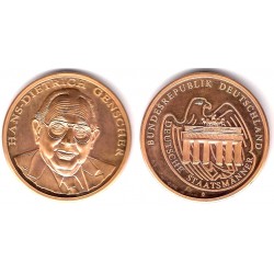 Medalla. Hans-Dietrich Genscher (SC) 35mm