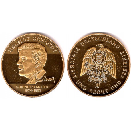 Medalla. Helmut Schmidt (SC) 40mm