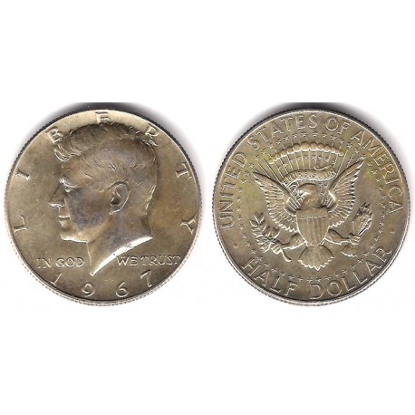 (202a) Estados Unidos de América. 1967. Half Dollar (MBC+) (Plata)