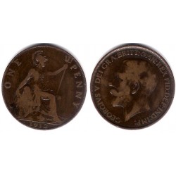 (810) Gran Bretaña. 1912. 1 Penny (BC/BC+)