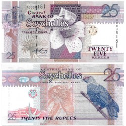 (37b) Seychelles. 1998-2008. 25 Rupees (SC)
