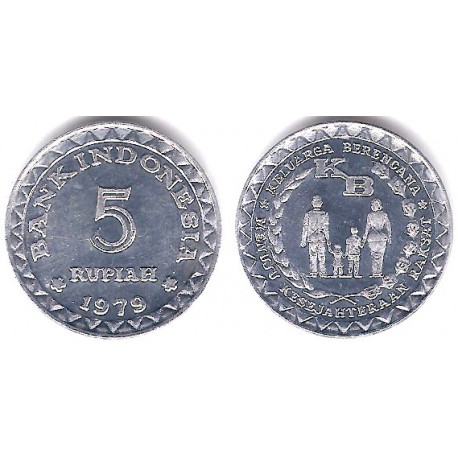 (44) Indonesia. 1979. 10 Rupiah (SC)