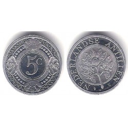 (33) Antillas Neerlandesas. 1996. 5 Cents (SC)