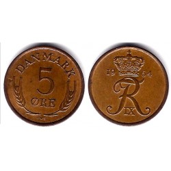 (848.1) Dinamarca. 1964. 5 Ore (MBC)