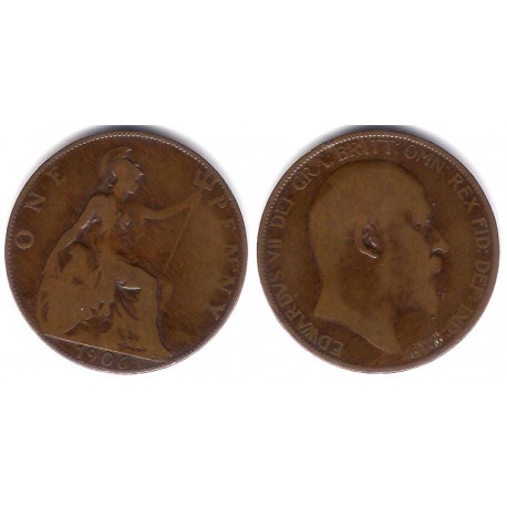(794.2) Gran Bretaña. 1906. 1 Penny (BC)