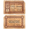 Angles. 1937. 1 Peseta (RC) Roturas