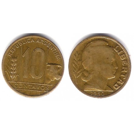 (41) Argentina. 1950. 10 Centavos (MBC-)