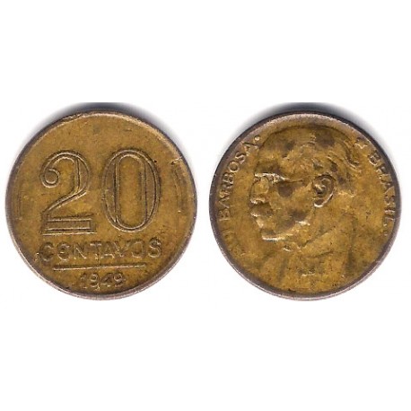 (562) Brasil. 1949. 20 Centavos (MBC)