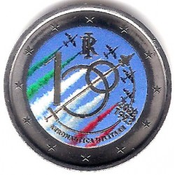 Italia. 2023. 2 Euro (SC) Coloreada