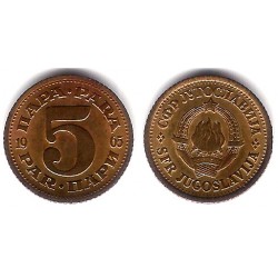 (43) Yugoslavia. 1975. 5 Para (EBC)