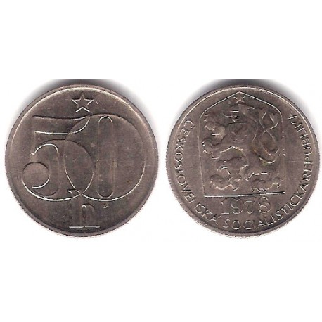 (89) Checoslovaquia. 1978. 50 Haleru (EBC)
