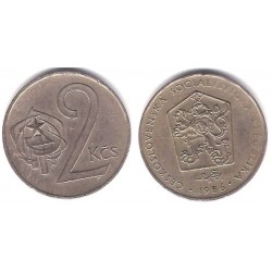 (75) Checoslovaquia. 1986. 2 Koruny (MBC)