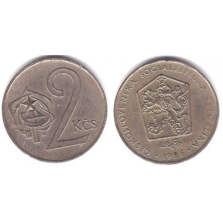 (75) Checoslovaquia. 1986. 2 Koruny (MBC)