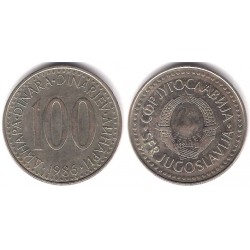 (114) Yugoslavia. 1986. 100 Dinara (MBC)