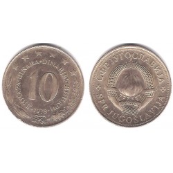 (62) Yugoslavia. 1978. 10 Dinara (MBC)