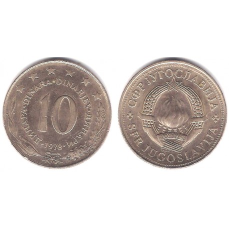 (62) Yugoslavia. 1978. 10 Dinara (MBC)