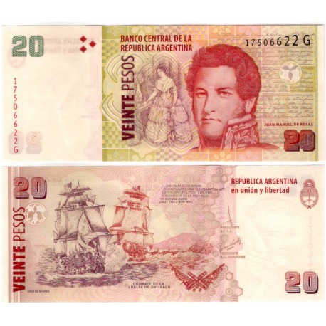 (355c) Argentina. 2003. 20 Pesos (SC)