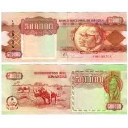 (134) Angola. 1991. 500000 Kwanzas (SC)