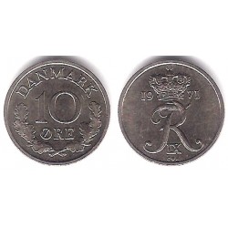 (849.1) Dinamarca. 1971. 10 Ore (MBC)