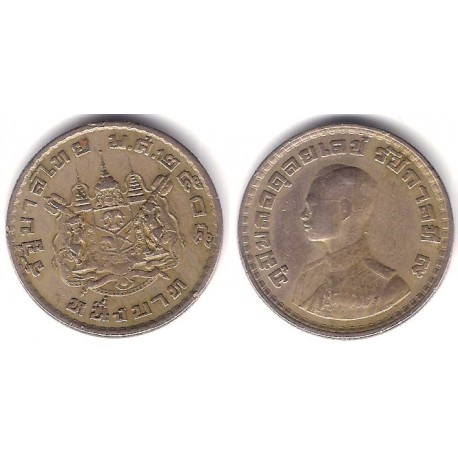 (Y84) Tailandia. 1962(2505). 1 Baht (BC)