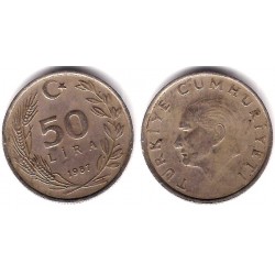 (966) Turquía. 1987. 50 Lira (BC+)