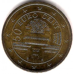 Austria. 2005. 50 Céntimos (SC)