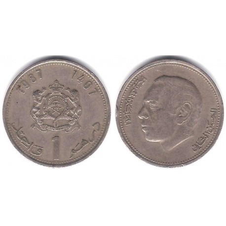 (Y88) Marruecos. 1987. 1 Dirham (BC)