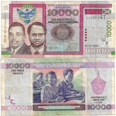 (43) Burundi. 2004. 10000 Francs (MBC)