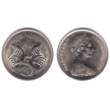 (64) Australia. 1976. 5 Cents (EBC)
