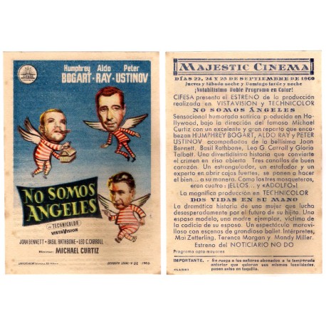No somos ángeles. 1960. Majestic Cinema