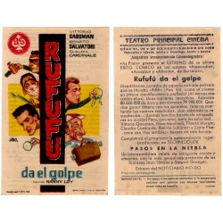 Rufufú da el golpe. 1960. Teatro Principal Cinema