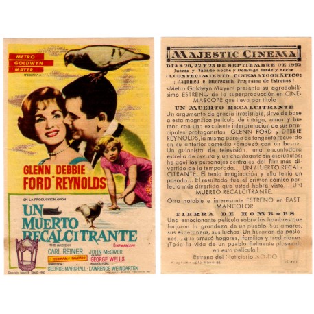 Un Muerto Recalcitrante. 1962. Majestic Cinema