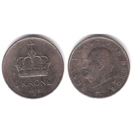 (419) Noruega. 1976. 1 Krone (MBC)