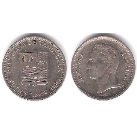 (Y41) Venezuela. 1965. 50 Céntimos (MBC)