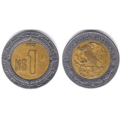 (550) Estados Unidos Mexicanos. 1993. 1 Nuevo Peso (BC)