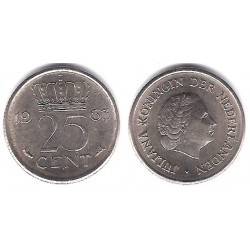(183) Países Bajos. 1963. 25 Cents (MBC)