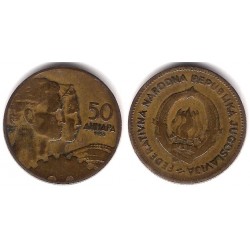 (35) Yugoslavia. 1955. 50 Dinara (BC)