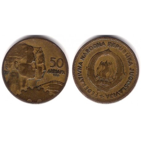 (35) Yugoslavia. 1955. 50 Dinara (BC)