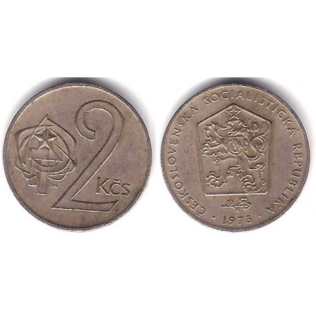 (75) Checoslovaquia. 1973. 2 Koruny (MBC)