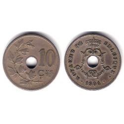 (52) Bélgica. 1904. 10 Centimes (MBC-)