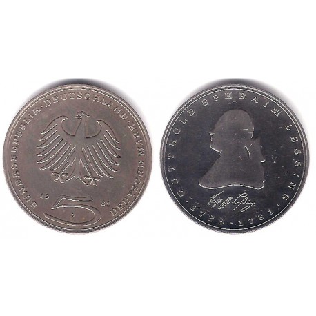 (154) Alemania. 1981(J). 5 Mark (EBC)