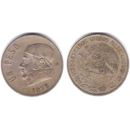 (460) Estados Unidos Mexicanos. 1972. 1 Peso (MBC)