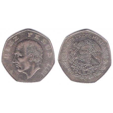 (477.1) Estados Unidos Mexicanos. 1977. 10 Pesos (MBC)