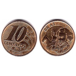 (649.2) Brasil. 2013. 10 Centavos (MBC)