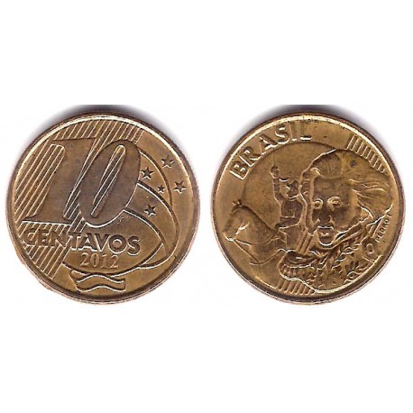 (649.2) Brasil. 2012. 10 Centavos (MBC)