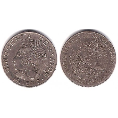 (452) Estados Unidos Mexicanos. 1979. 50 Centavos (MBC)