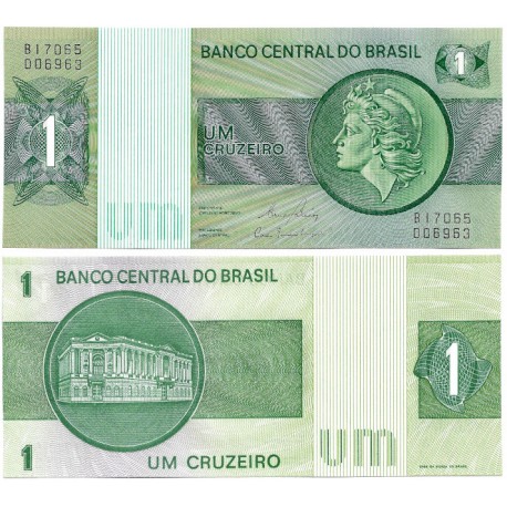 (191Ac) Brasil. 1972-80. 1 Cruzeiro (SC)