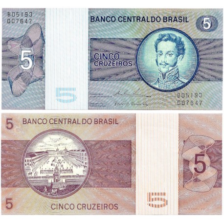 (192c) Brasil. 1970-79. 5 Cruzeiros (SC)